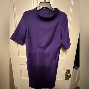 J. Crew Jackie O Vibrant Purple Mini Dress